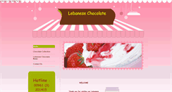 Desktop Screenshot of lebanesechocolate.com